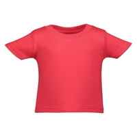 Marky G ruházat baba és kisgyermek Rövid ujjú pólók pamut Jersey Crew-nyak póló, piros türkiz Hanga