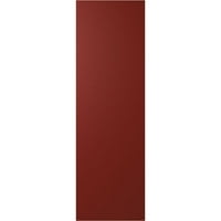 Ekena Millwork 15 W 80 H True Fit PVC átlós slat modern stílusú rögzített redőnyök, borsvörös