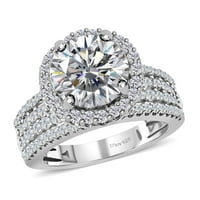 Shop LC Ct 3. Ezüst Esküvői Ajándékok Női Ékszerek Moissanite Gyűrű Mérete 8