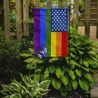 Caroline kincsei USA Gay Pride 1' 1' Poliészter Amerikai szabadtéri zászló vízálló & időjárás Proof
