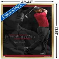 Tiger Woods-Mindig Jobb Fali Poszter, 22.375 34 Keretes