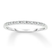 Carat T.W. Gyémánt ezüst menyasszonyi szett Hi i1i minőségű egyvágó gyémántokkal