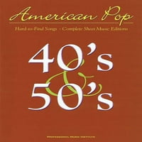Amerikai Pop: Amerikai Pop: 40 ' s & 50nehéz megtalálni Dalok