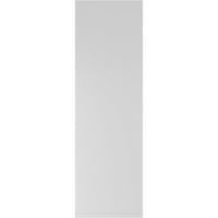 Ekena Millwork 12 W 35 H True Fit PVC Két egyenlő sík panel, fekete