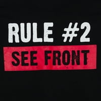 Férfi szabály és szabály rövid ujjú divat grafikus póló