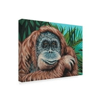 A „Jungle Monkey I” Vászon művészete Vitaletti védjegye