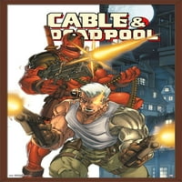 Marvel Comics-Deadpool és Kábelfal poszter, 22.375 34