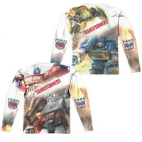 Transformers-Warriors Of Cybertron-Normál Fit Hosszú Ujjú Ing-Nagy