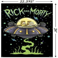 Rick És Morty-Hajó Fal Poszter, 22.375 34