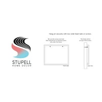 Stupell Industries vidéki fű táj jelenet festmény fekete keretes művészet nyomtatott fali művészet, tervezés június
