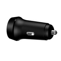 2.4 A autós töltő fekete USB a típusú kettős port kompatibilis az iPhone Pro Max készülékkel