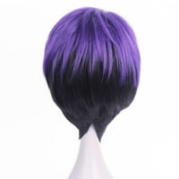 Egyedi olcsó emberi haj parókák nőknek Lady 12 Gradiens lila parókák paróka sapkával