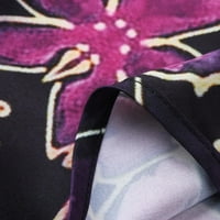 Női Maxi Floor Dress Clearance nyári alkalmi laza ujjatlan ruha virágos nyomtatás Vintage Ancle Hossz ruha V nyakú