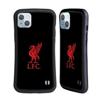 Head Case Designs hivatalosan engedélyezett Liverpool Football Club máj madár piros logó fekete hibrid esetben kompatibilis