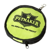 Petmaker Összecsukható Utazási Kisállat Tálak, Csomag, Zöld