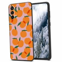 Narancs-Kawaii-divatos telefon tok Samsung Galaxy S23 + Plus a nők férfi ajándékok, Puha szilikon Stílus Ütésálló-Narancs-Kawaii-divatos