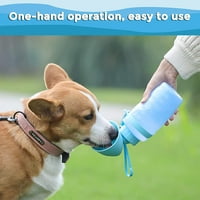 Kutya vizes palack hordozható kutya vízadagoló összecsukható ivócsésze tál gyalogos utazáshoz 750ML